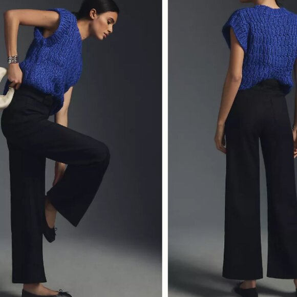 Colette Cropped Wide-Leg Pants by Maeve: Linen Edition, 25P - Picture 9 of 9